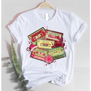 Christmas Music Cassette Tapes Shirt, Retro Christmas Shirt